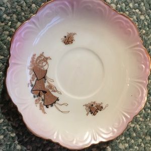 Vtg Royal Ann Wedding Bells Jewelry Dish / Plate